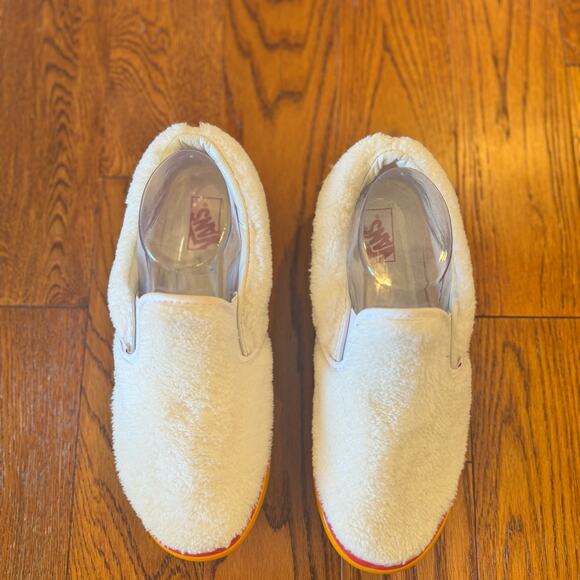 VANS Classic Slip-on Shearling Rainbow Platform Kids Size 6 Women's 8 Skater - Picture 3 of 12